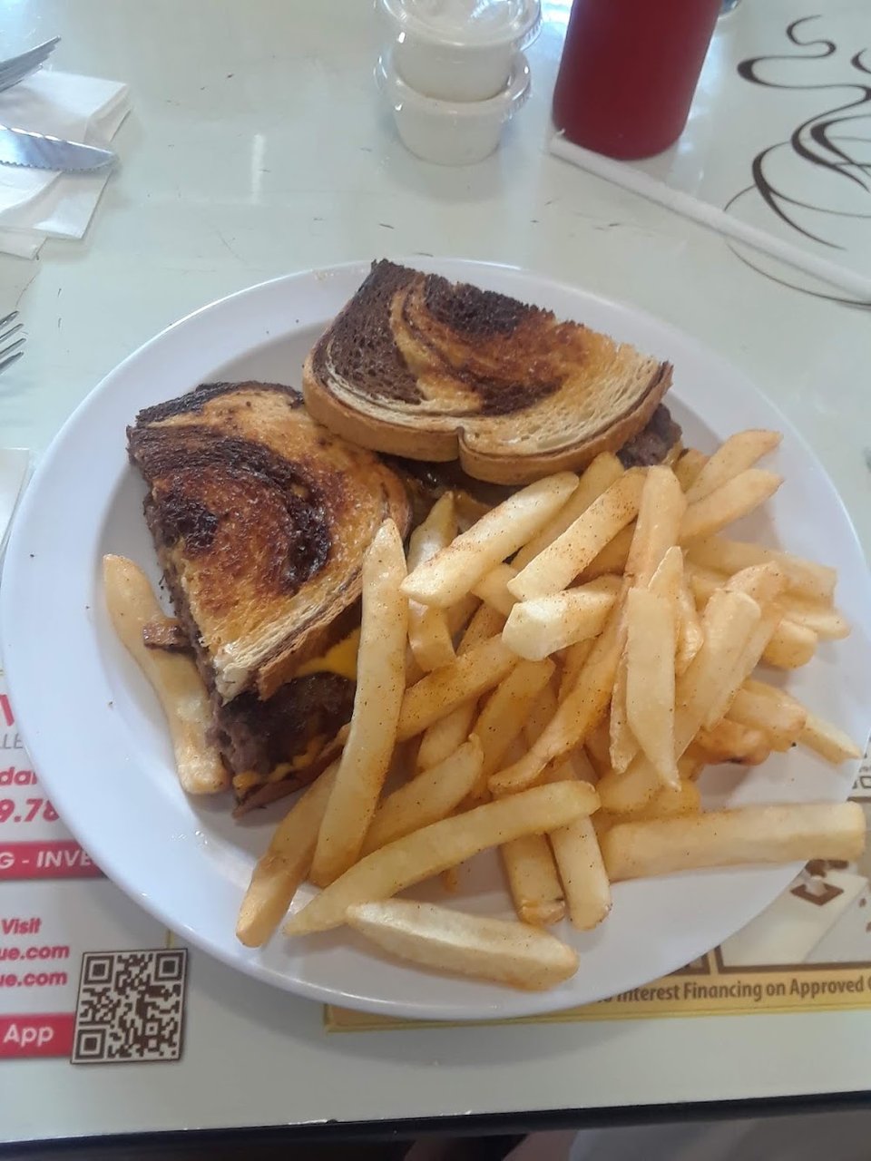 Patty Melt w Fries
